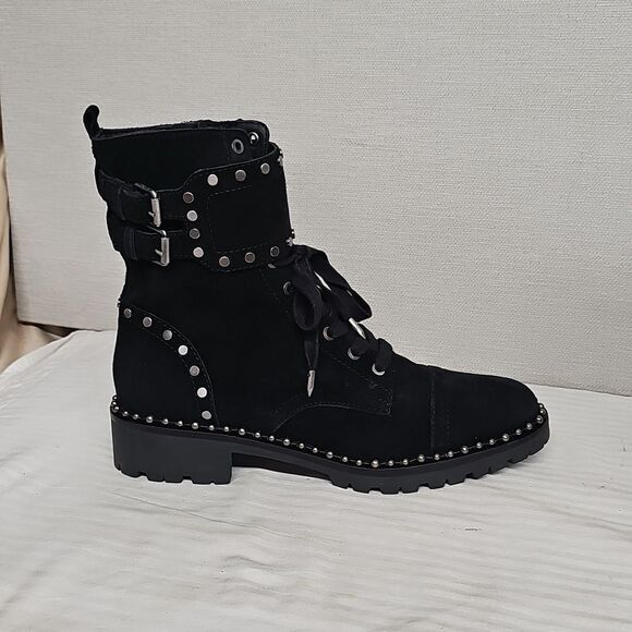 SAM EDELMAN JENNIFER STUDDED ANKLE BOOTS BFPM-04-018 - Picture 6 of 10